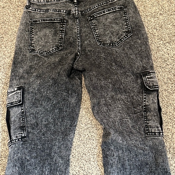 Windsor High Rise acid washed Cargo Jeans medium - Picture 6 of 10